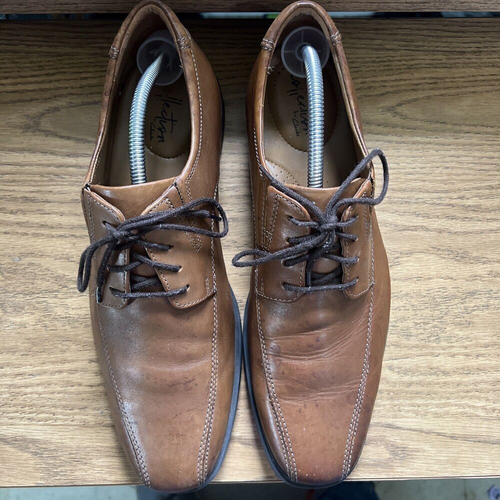 Collection by clarks size 10‎ mens brown lace up Ultimate Comfort Dress Shoes
